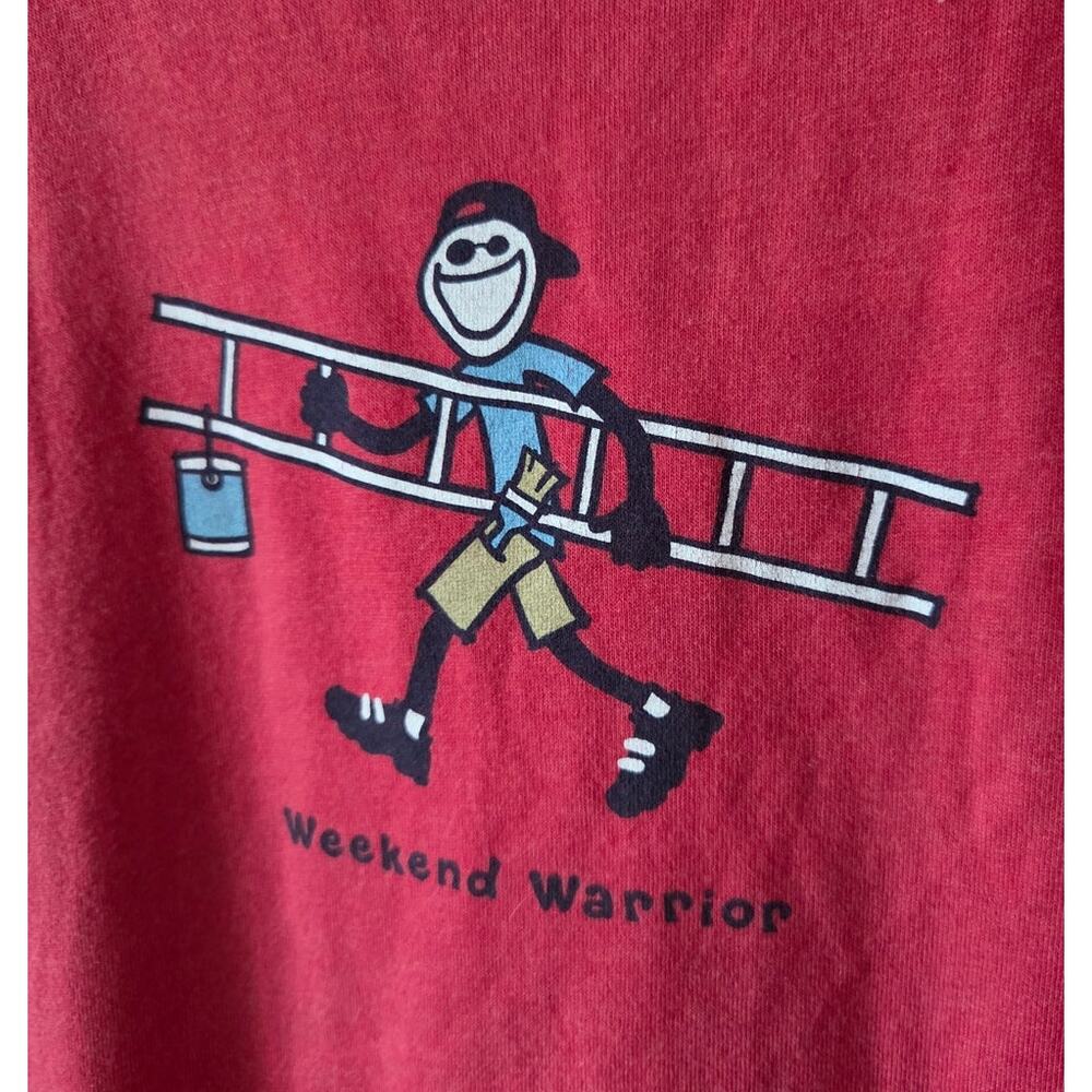 Life is Good 2XL Weekend Warrior Painter Ladder Home Improvement Jake Red